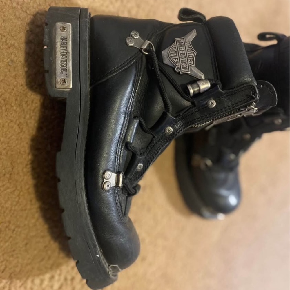 Harley-Davidson Black Tactical Boots with Rugged Sole